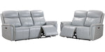 Parker Living Cascade - Seamist Grey Power Reclining Sofa and Loveseat