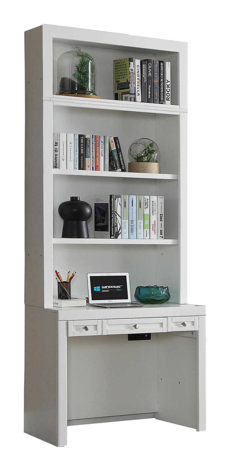 Parker House Catalina 40 In. Library Desk and Hutch