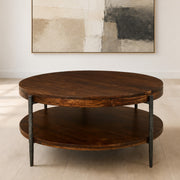 parker-house-bengal-41-inch-round-cocktail-table-with-2-end-tables-3