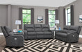Parker Living Polaris - Slate Power Reclining Sofa Loveseat and Recliner