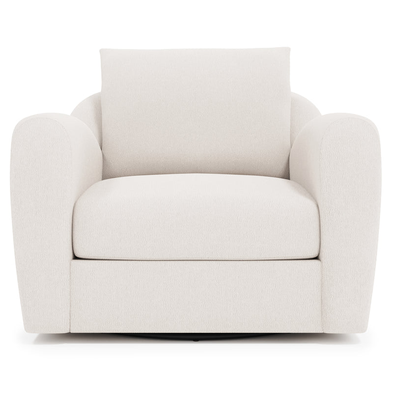 Asher Fabric Swivel Chair - Furniture City (CA)l