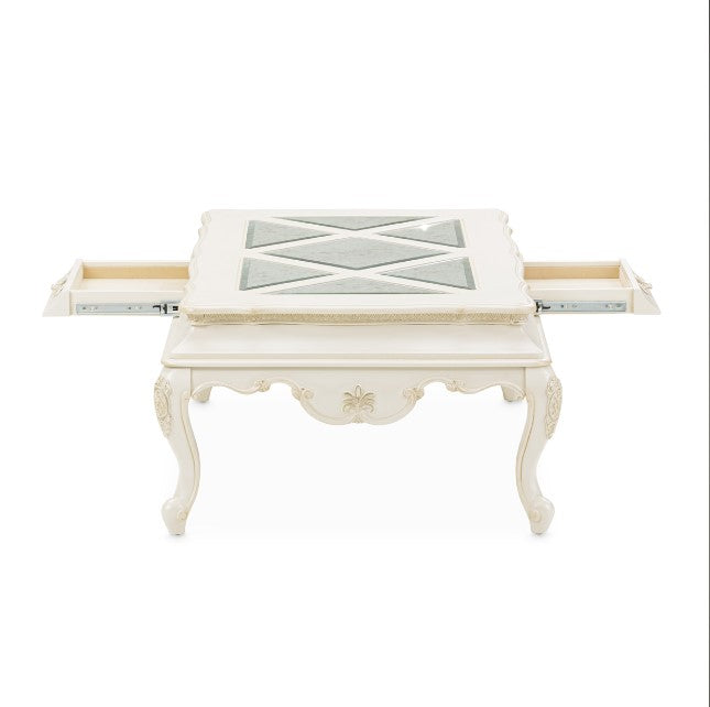 AICO Lavelle Rectangular Cocktail Table in Classic Pearl
