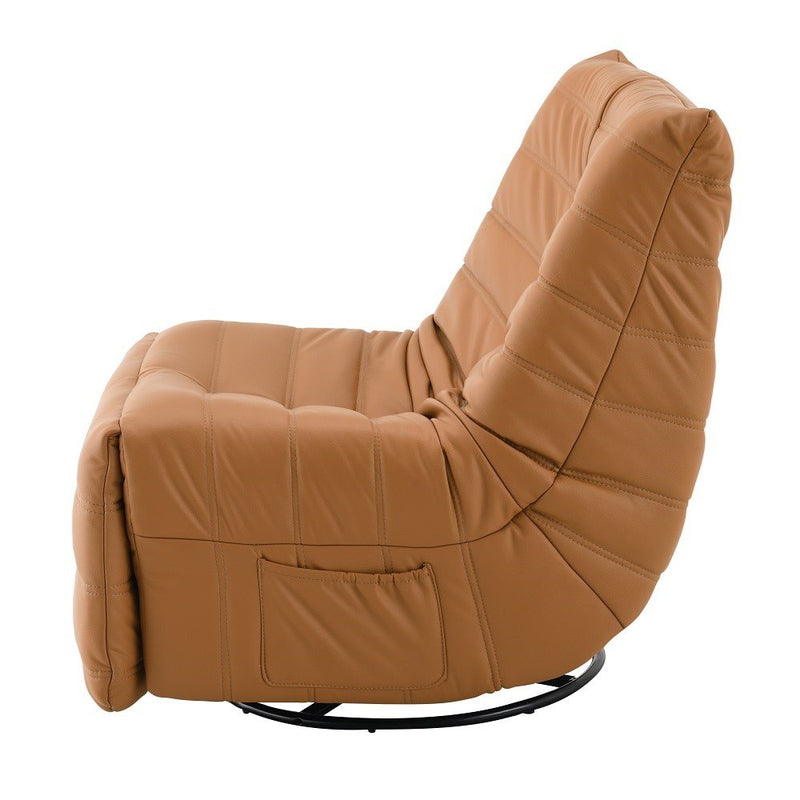 talmon-orange-leatherette-glider-recliner-w-swivel-4