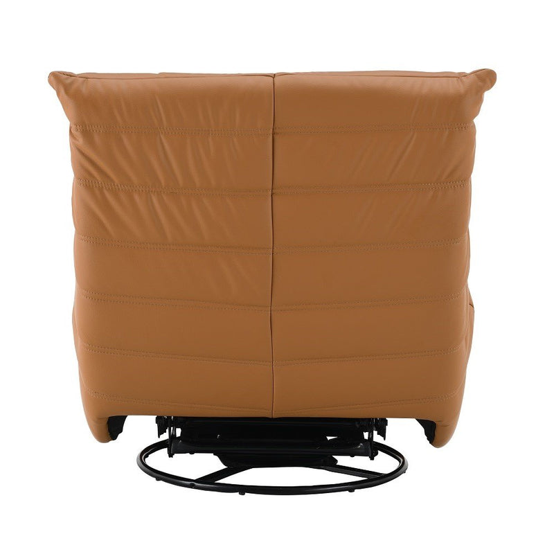 talmon-orange-leatherette-glider-recliner-w-swivel-5