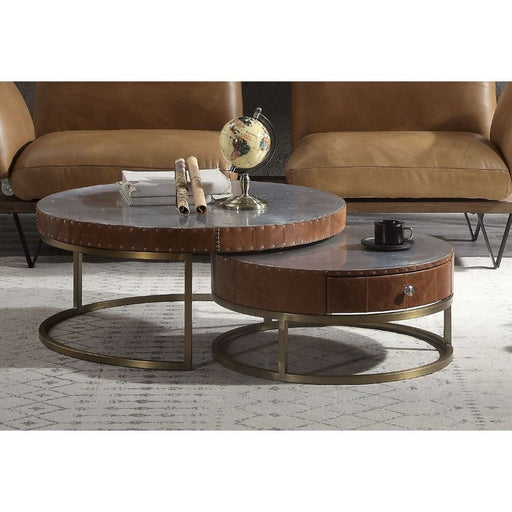 tamas-aluminum-cocoa-top-grain-leather-coffee-table-2