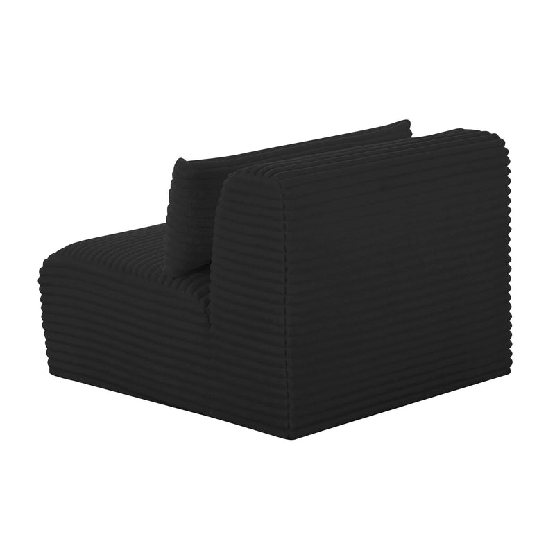 tarra-fluffy-oversized-black-corduroy-modular-armless-chair-4