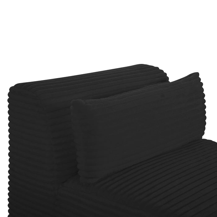 tarra-fluffy-oversized-black-corduroy-modular-armless-chair-5