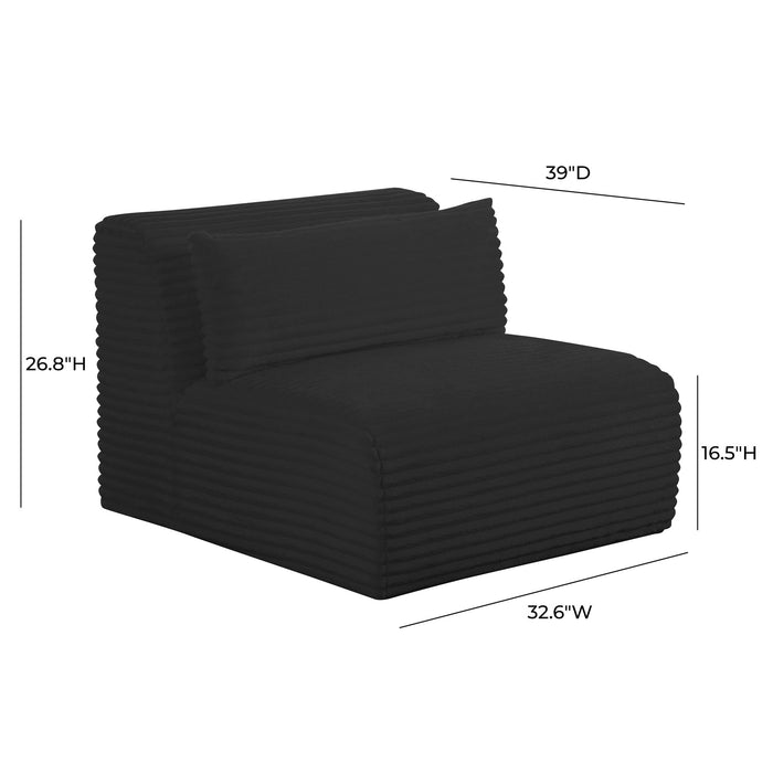 tarra-fluffy-oversized-black-corduroy-modular-armless-chair-6