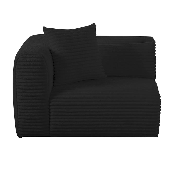 tarra-fluffy-oversized-black-corduroy-modular-laf-corner-chair-3