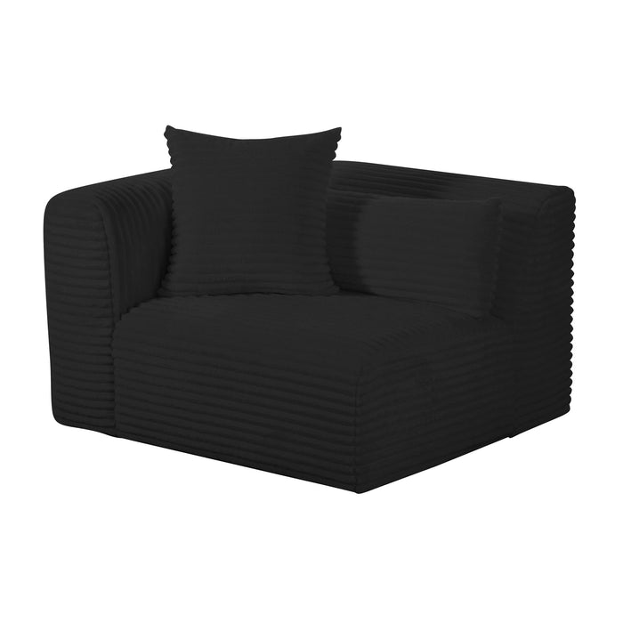 tarra-fluffy-oversized-black-corduroy-modular-laf-corner-chair-4