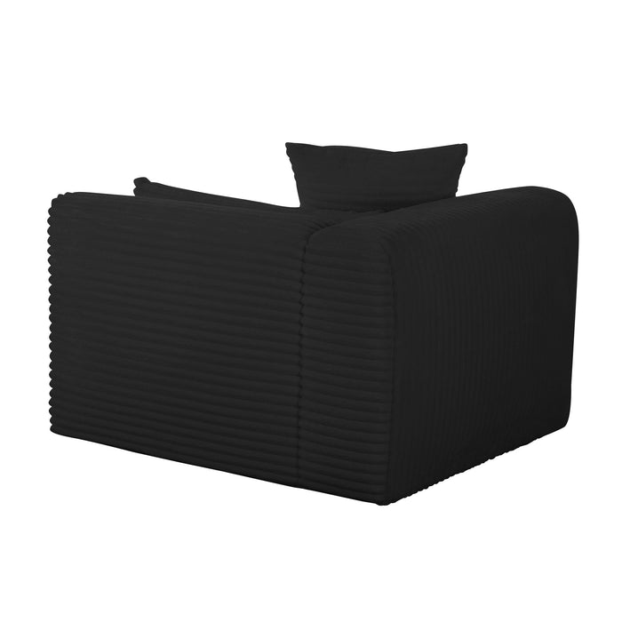 tarra-fluffy-oversized-black-corduroy-modular-laf-corner-chair-5
