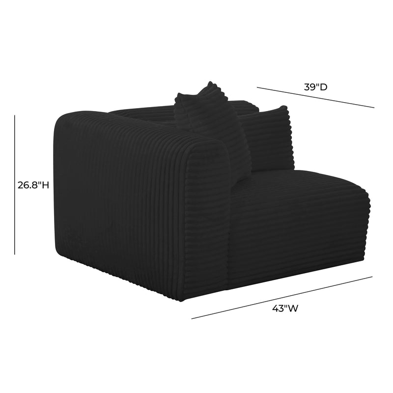 tarra-fluffy-oversized-black-corduroy-modular-laf-corner-chair-7