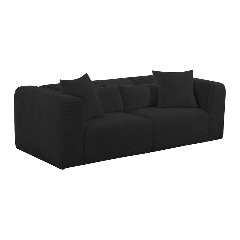 tarra-fluffy-oversized-black-corduroy-modular-loveseat-1
