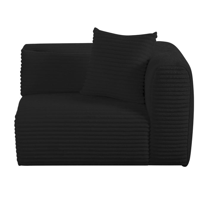 tarra-fluffy-oversized-black-corduroy-modular-raf-corner-chair-3