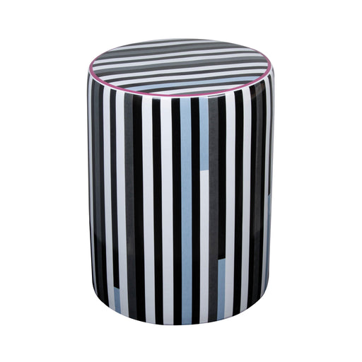 taurus-ceramic-stool-in-modern-stripes-print-1