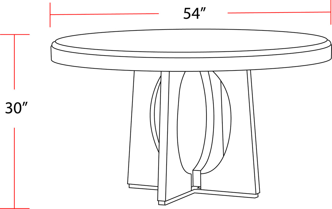 Parker House Escape - Dining 54 In. Round Dining Table