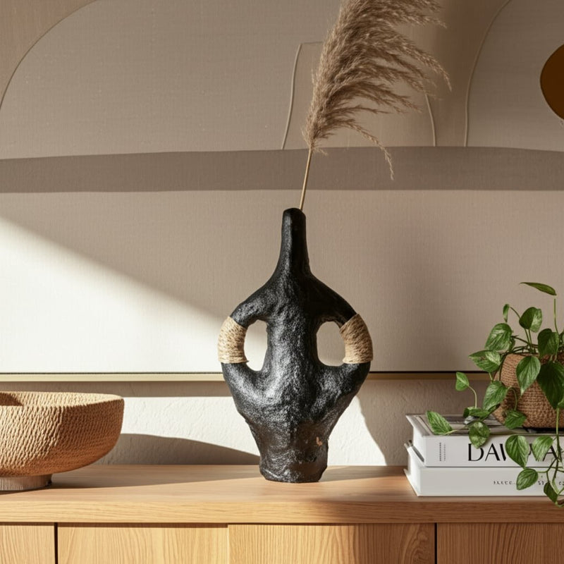 terracotta-14-h-double-handle-w-twine-vase-blk-9