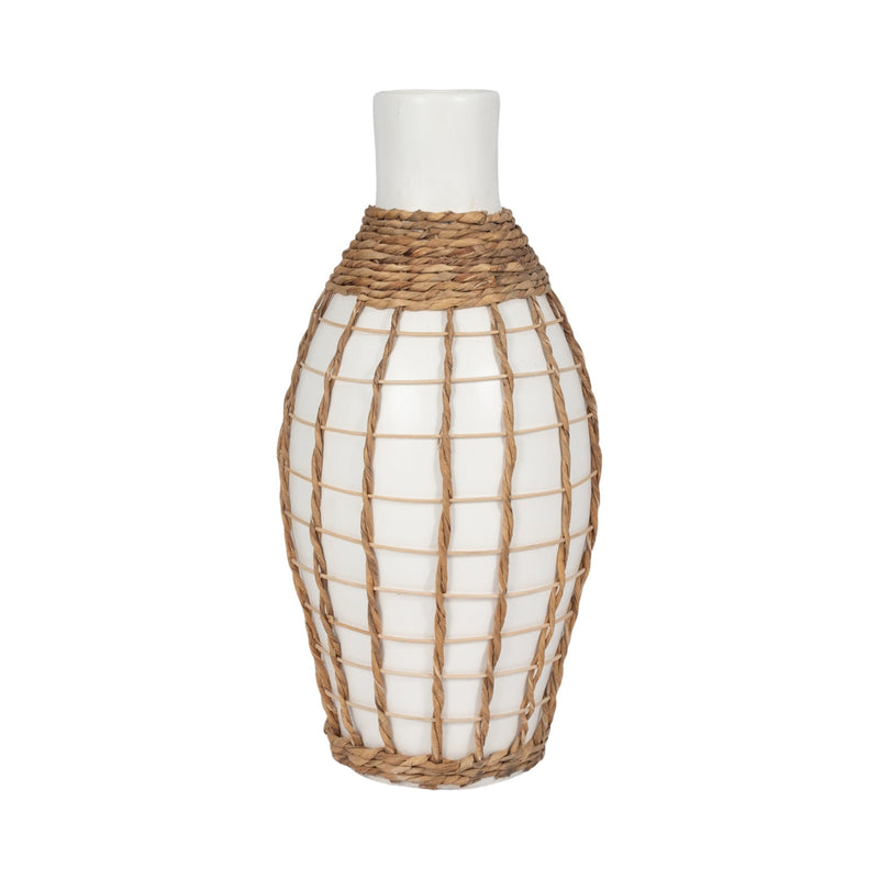 terracotta-18-h-bottle-vase-white-brown-1