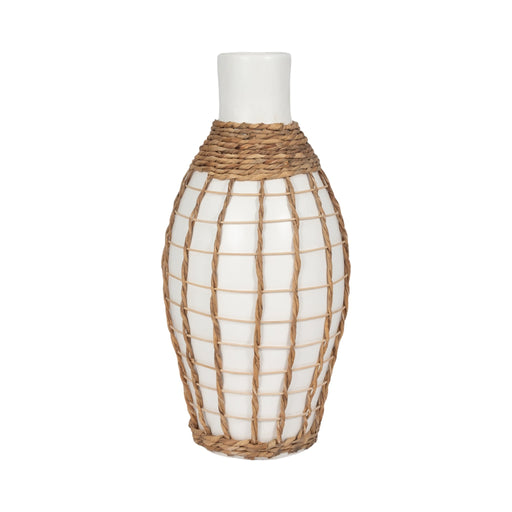 terracotta-18-h-bottle-vase-white-brown-1