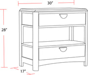 Parker House Escape - Bedroom Queen 5/0 Panel Bed & Nightstand