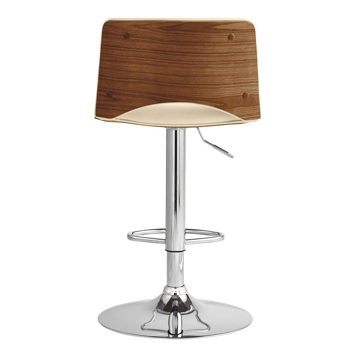 thierry-adjustable-swivel-cream-faux-leather-with-walnut-back-and-chrome-bar-stool-5