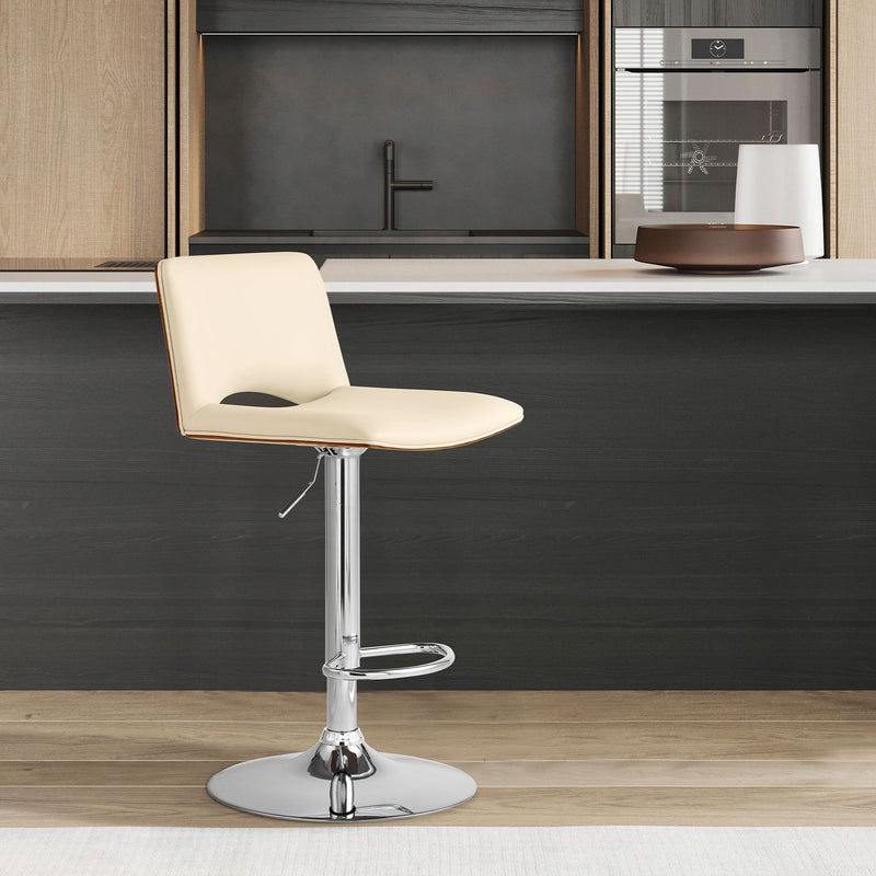 thierry-adjustable-swivel-cream-faux-leather-with-walnut-back-and-chrome-bar-stool-9