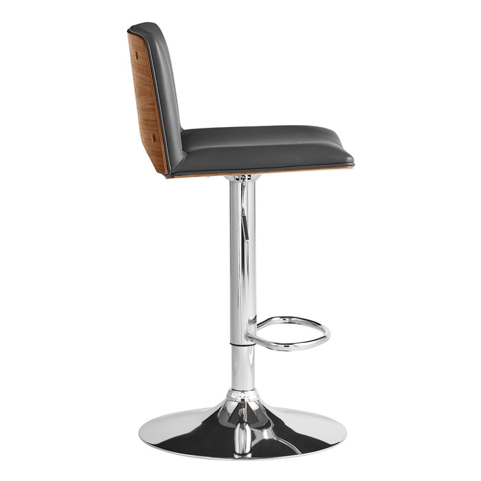 thierry-adjustable-swivel-gray-faux-leather-with-walnut-back-and-chrome-bar-stool-3