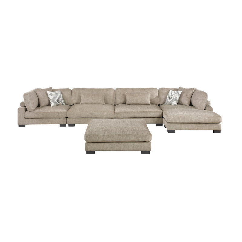 tinley-brown-5-5-piece-modular-sectional-with-chaise-and-ottoman-3