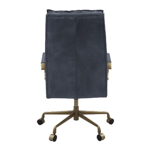 tinzud-gray-top-grain-leather-swivel-office-chair-2