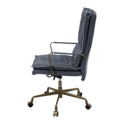 tinzud-gray-top-grain-leather-swivel-office-chair-3