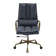 tinzud-gray-top-grain-leather-swivel-office-chair-5