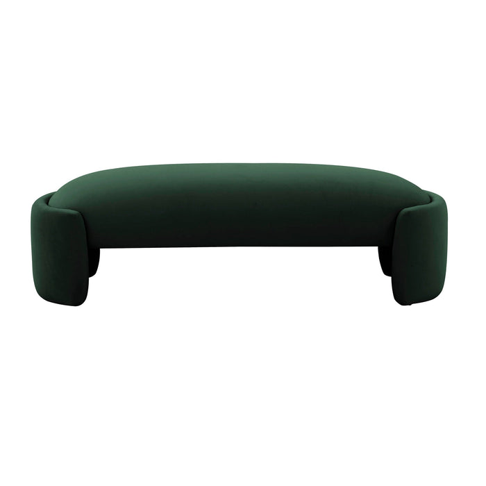 toledo-forest-green-velvet-bench-3