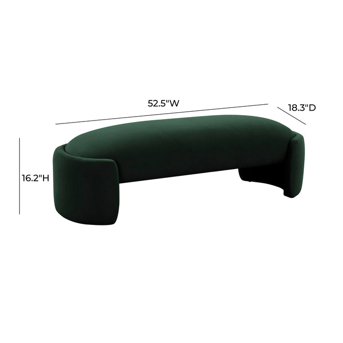toledo-forest-green-velvet-bench-6