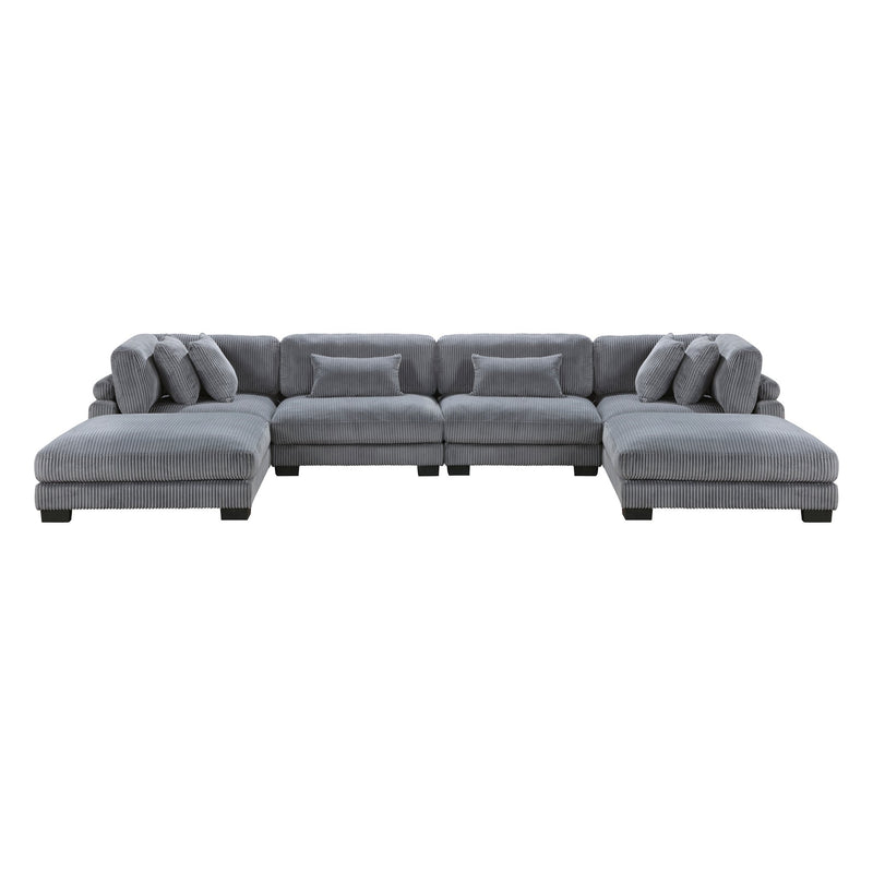traverse-gray-6-6-piece-modular-sectional-with-ottomans-2