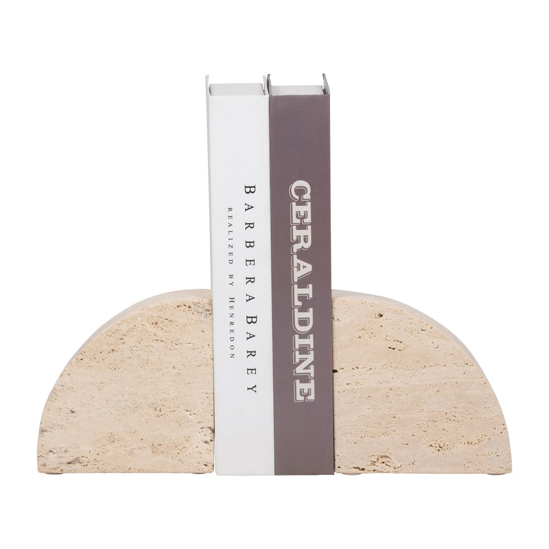 travertine-s-2-5-half-dome-bookends-tan-2