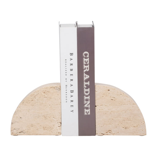 travertine-s-2-5-half-dome-bookends-tan-2