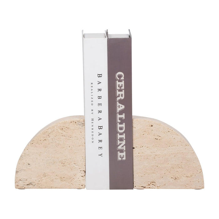travertine-s-2-5-half-dome-bookends-tan-2