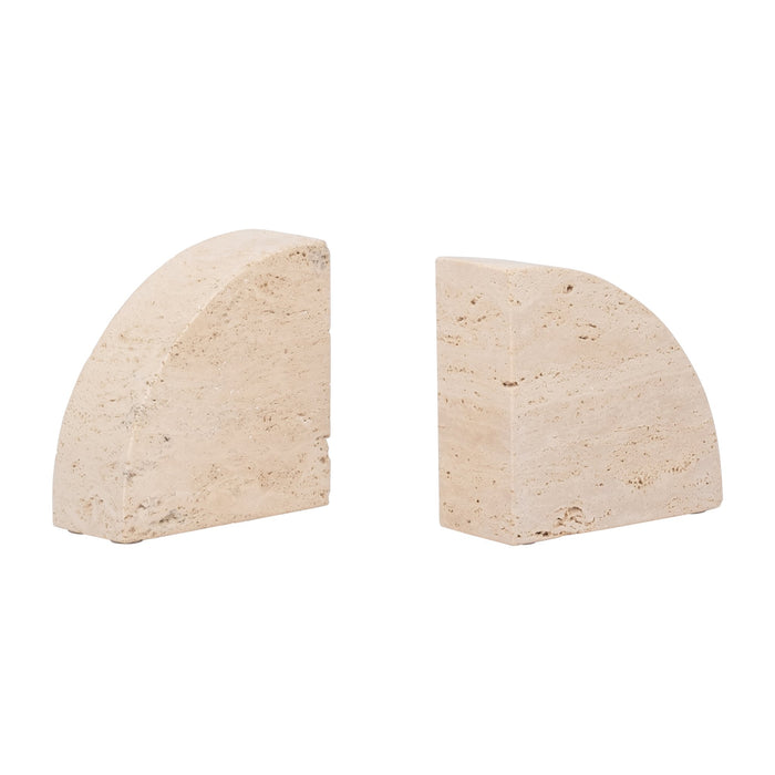 travertine-s-2-5-half-dome-bookends-tan-4