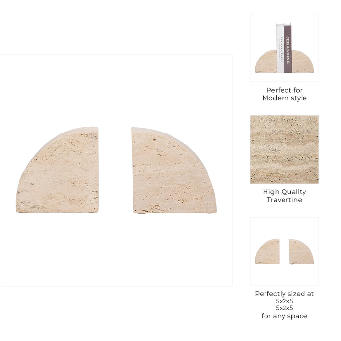 travertine-s-2-5-half-dome-bookends-tan-9