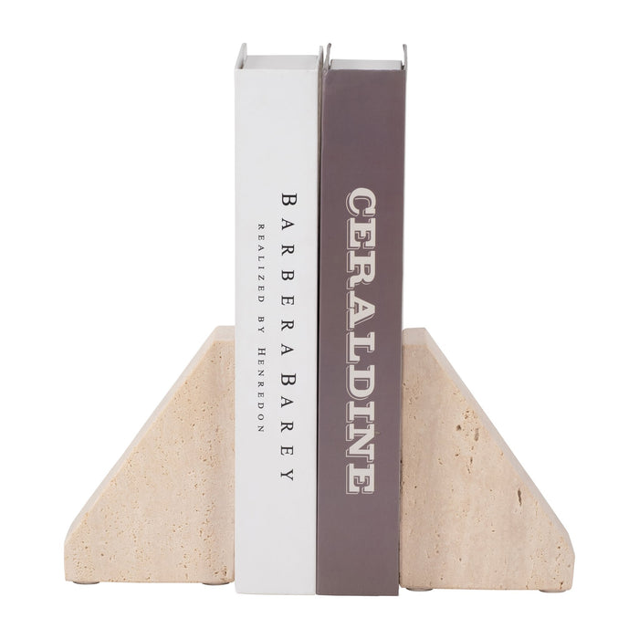 travertine-s-2-5-triangle-bookends-tan-3