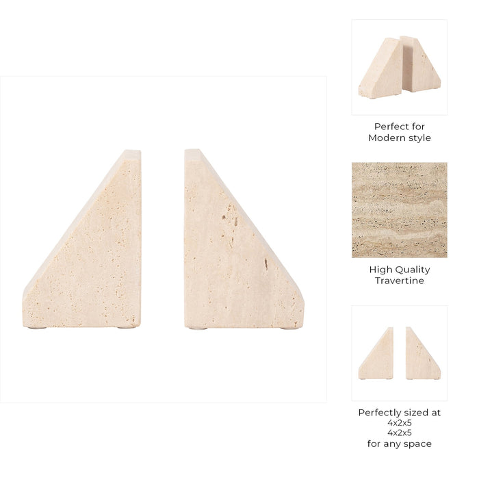 travertine-s-2-5-triangle-bookends-tan-8