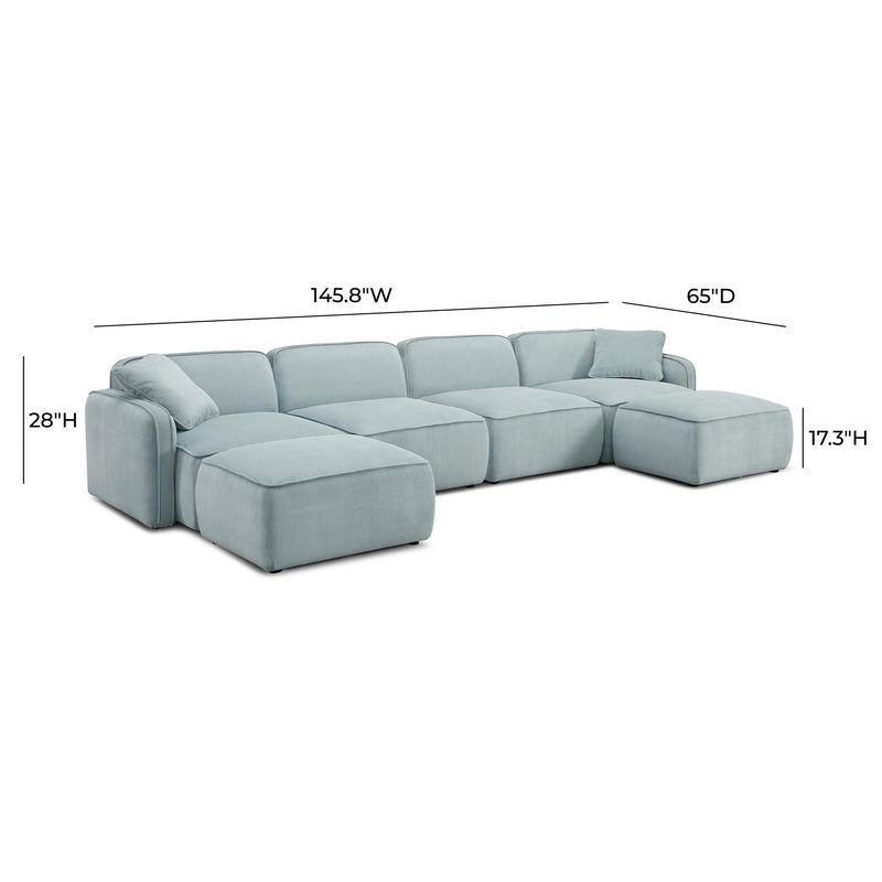 travie-sea-blue-performance-corduroy-velvet-6-piece-modular-u-sectional-6