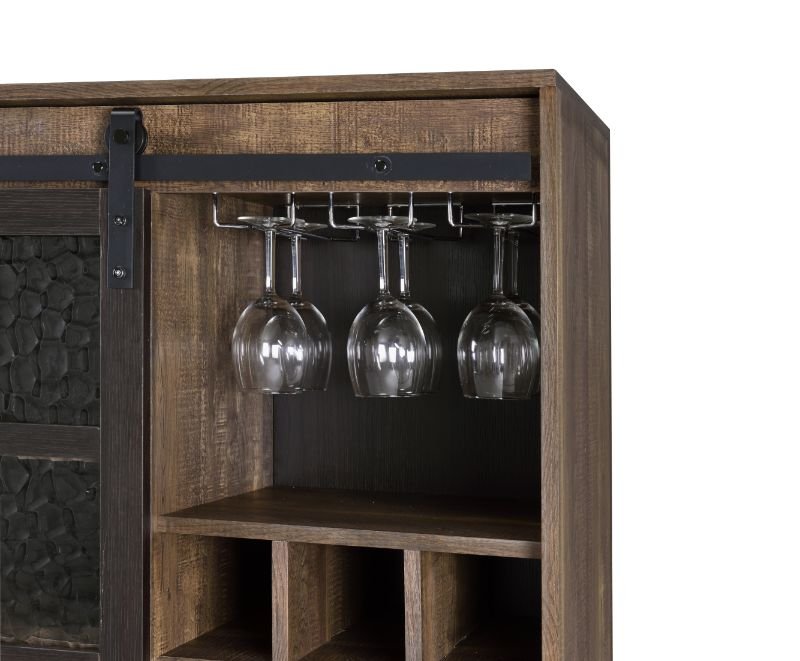 treju-obscure-glass-rustic-oak-black-wine-cabinet-2