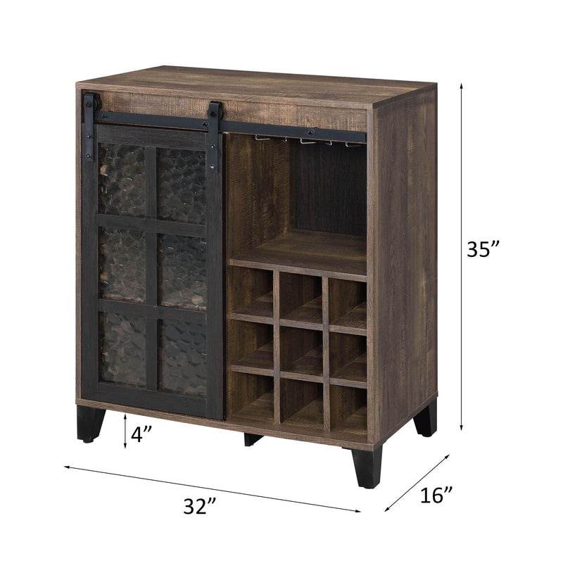 treju-obscure-glass-rustic-oak-black-wine-cabinet-6
