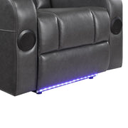turbo-gray-power-reclining-chair-with-wireless-charger-cooling-cup-holder-storage-arms-wireless-speakers-led-light-and-usb-port-11