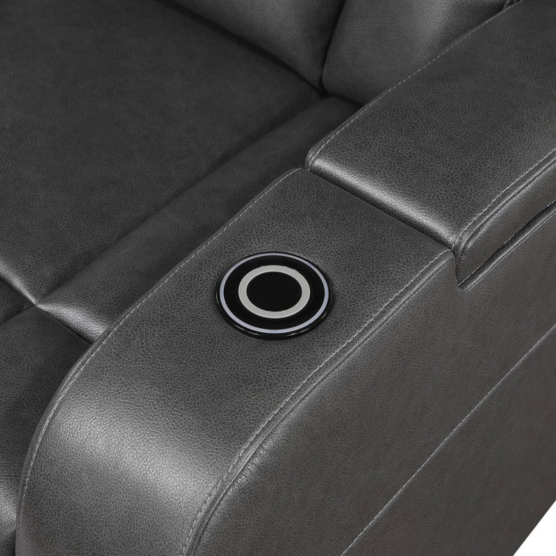 turbo-gray-power-reclining-chair-with-wireless-charger-cooling-cup-holder-storage-arms-wireless-speakers-led-light-and-usb-port-13