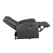 turbo-gray-power-reclining-chair-with-wireless-charger-cooling-cup-holder-storage-arms-wireless-speakers-led-light-and-usb-port-6