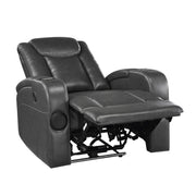 turbo-gray-power-reclining-chair-with-wireless-charger-cooling-cup-holder-storage-arms-wireless-speakers-led-light-and-usb-port-7