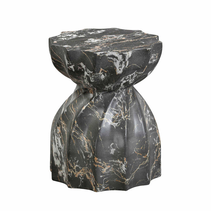 turin-black-faux-marble-indoor-outdoor-concrete-stool-1