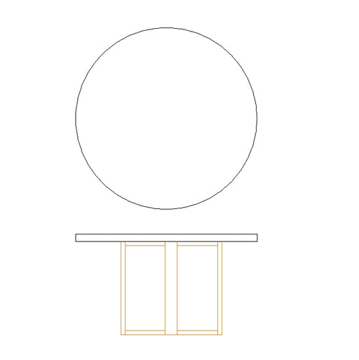 Del Mar Outdoor Dining Table Base